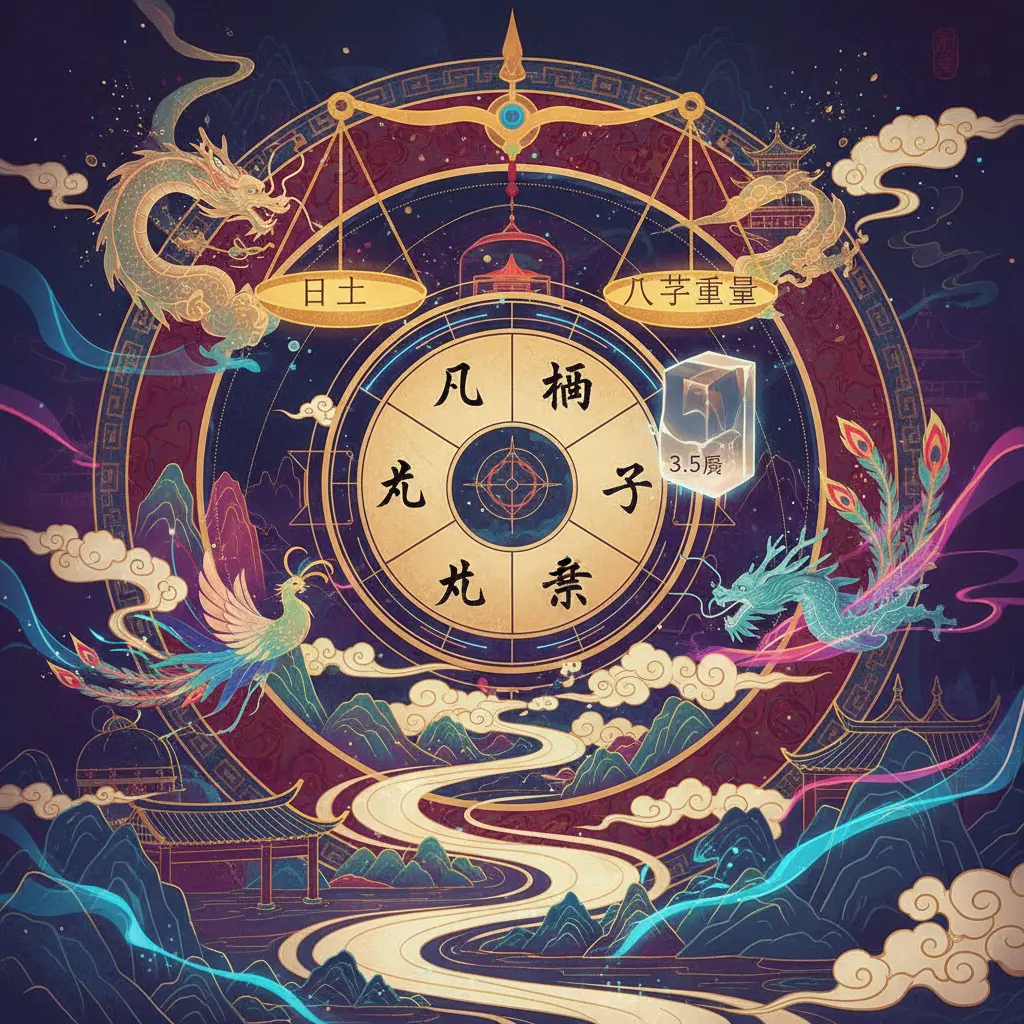 八字重量 - 八字命盤
