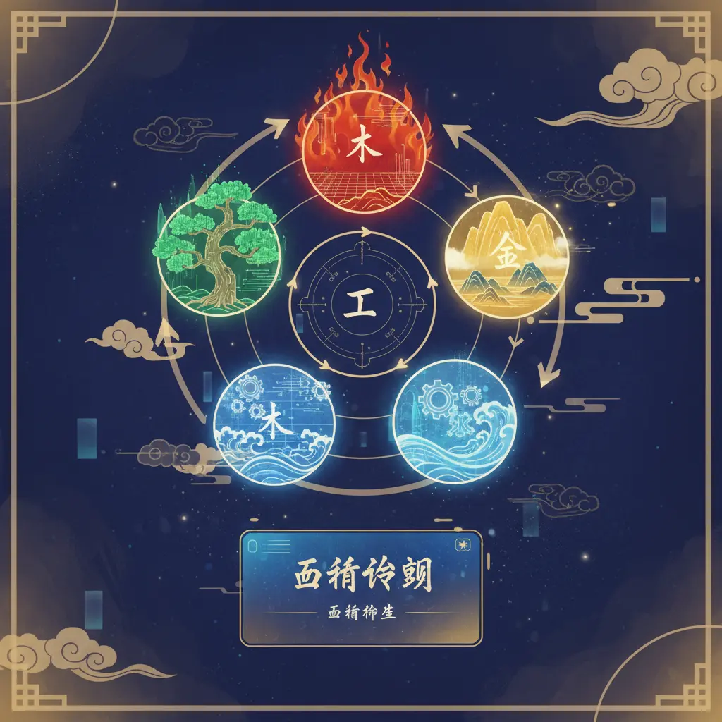 五行查詢 - 五行相生