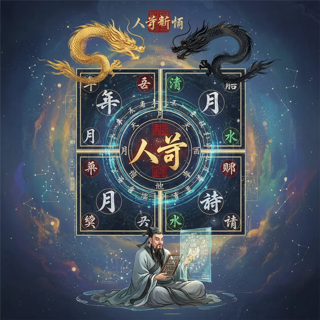 八字命盤 - 八字算命