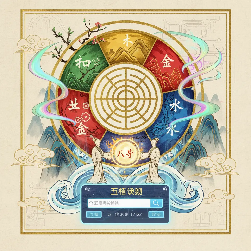 五行查詢 - 八字五行