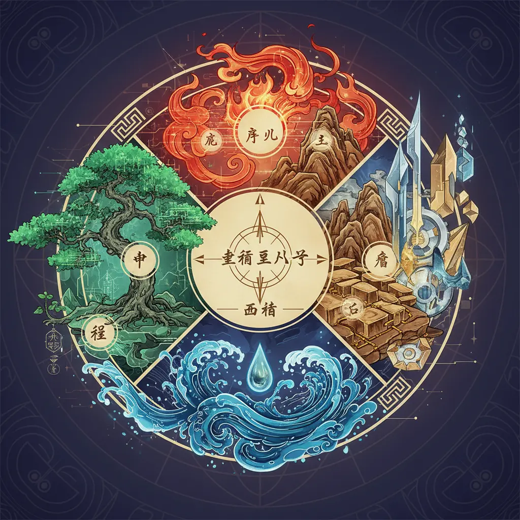 韋千里八字 - 五行